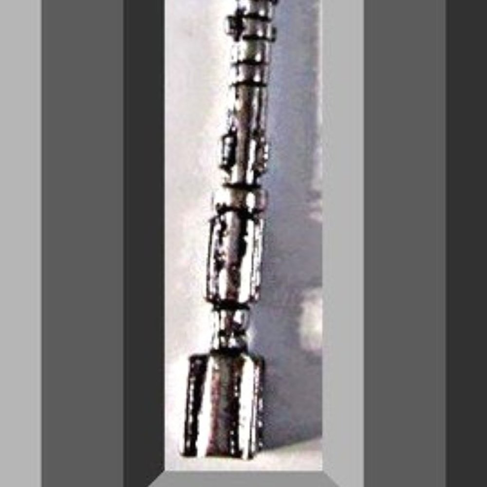 Doctor Who Sonic Screwdriver Theme Necklace Silver Tone